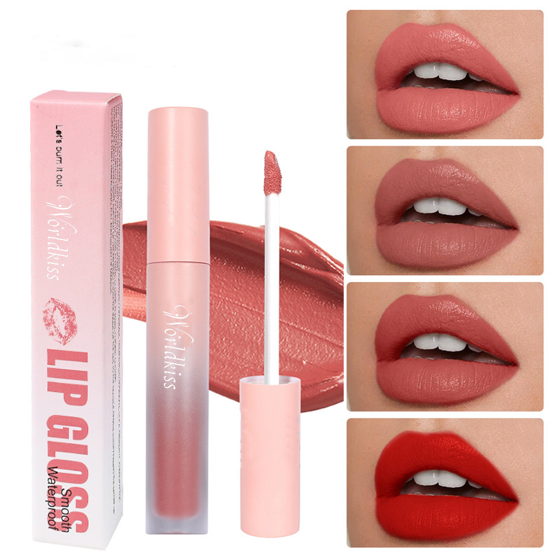 Waterproof Lipgloss for Eco-Friendly Beauty with Soft Mist Matte Texture