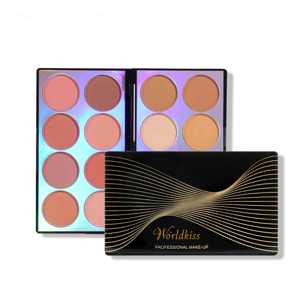 Multi-Function Eyeshadow Palette Also Applying Blusher And Highlighting for Professional Makeup