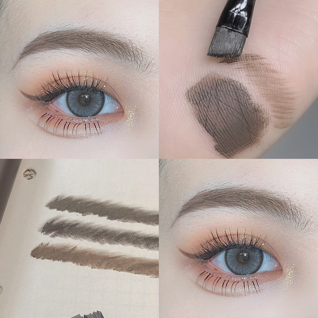 Natural Eyebrow Tint for Smudge-Proof Beauty with Flexible Brush Easy To Draw