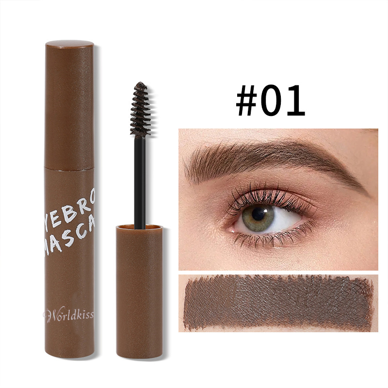 Flake-Free Eyebrow Mascara with Smudge-Proof Formula Creates Long-Lasting Makeup
