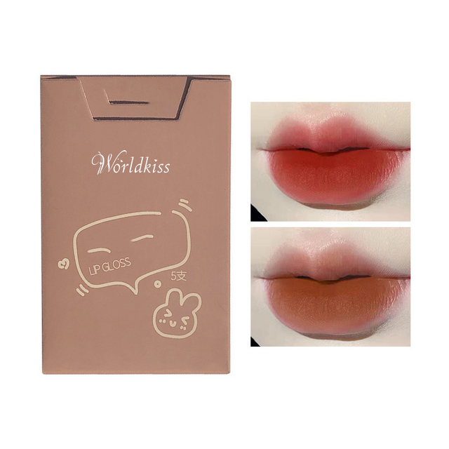 High-Pigment Liquid Matte Liquid Lipgloss Set Cosmetics for Daily Makeup