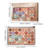 Shimmering Metallic Eyeshadow Palette for Modern Ladies with Smooth Texture