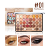 Shimmering Metallic Eyeshadow Palette for Modern Ladies with Smooth Texture