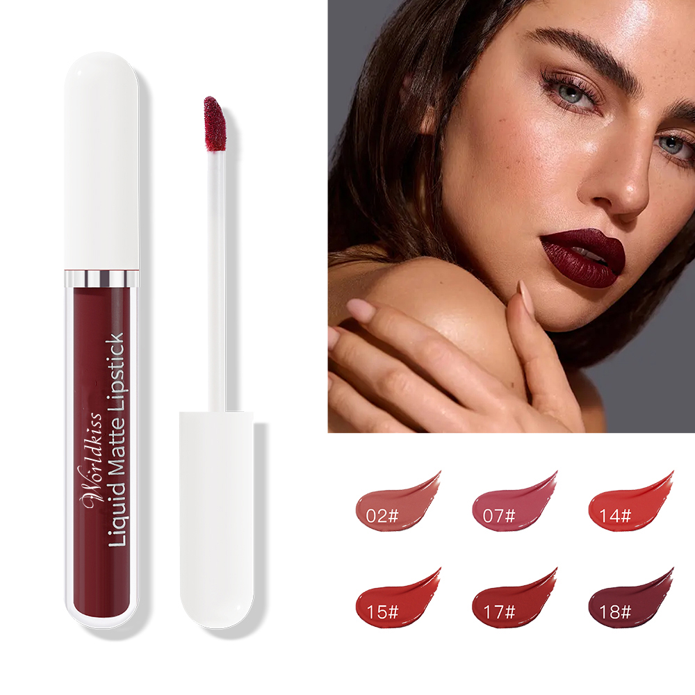 Luquid Matte Lipgloss for Makeup Arts with Long-Lasting Color Development