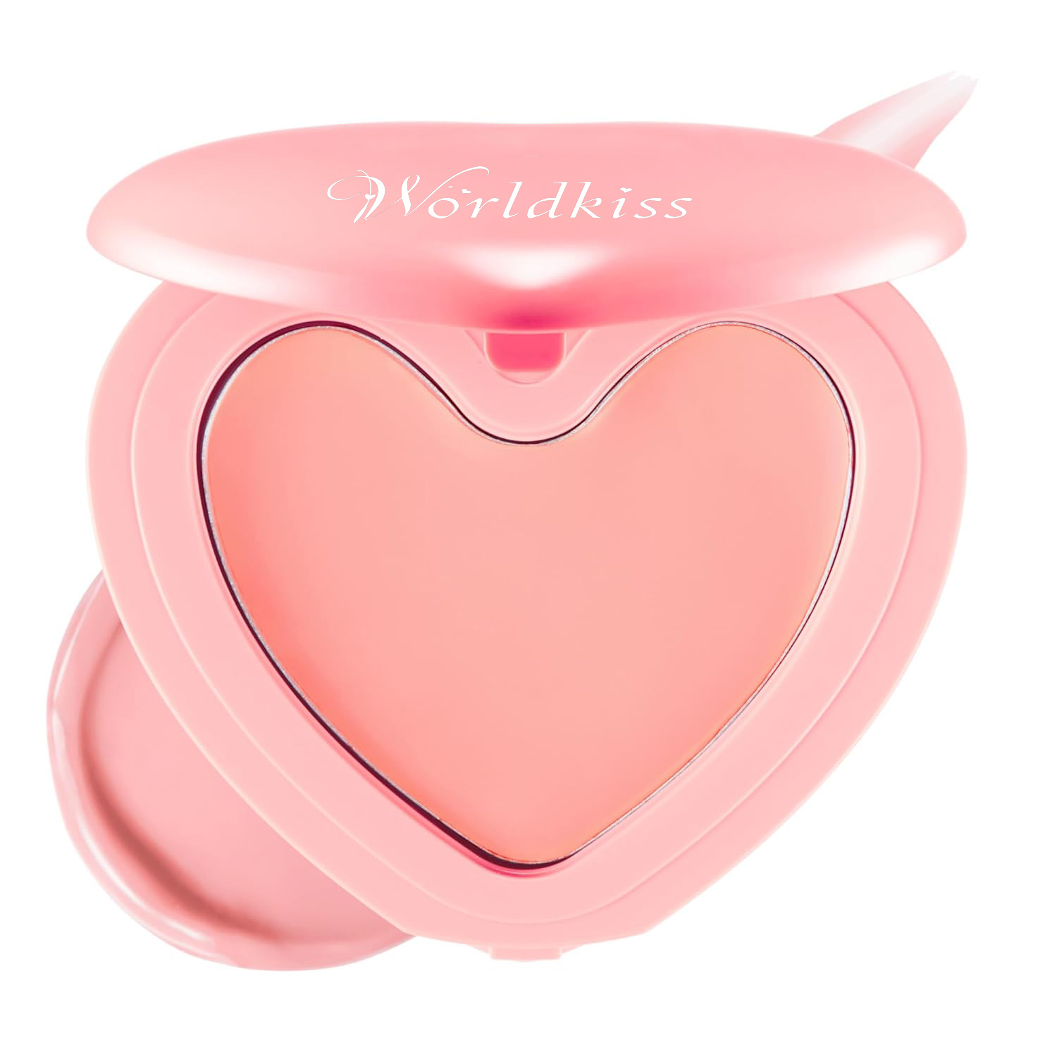 Heart shaped cream blush semi matte long lasting